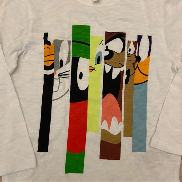 NWT Baby Gap Warner Brothers Looney Tunes Long Sleeve Cotton Shirt Size … - Picture 3 of 9